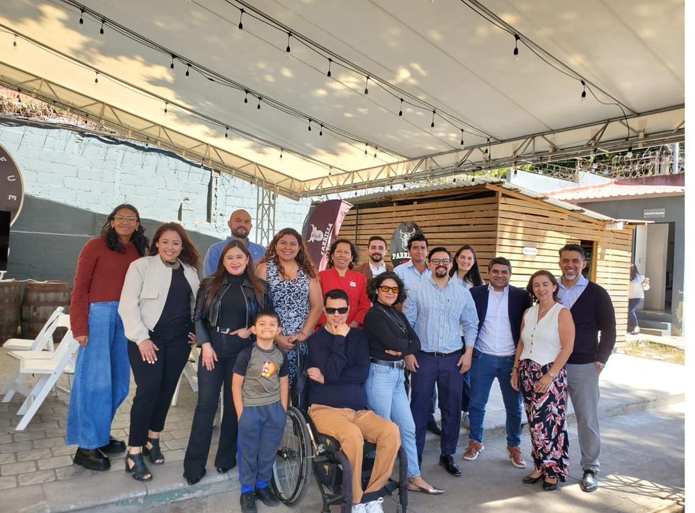 Taller de formación con un grupo de participantes