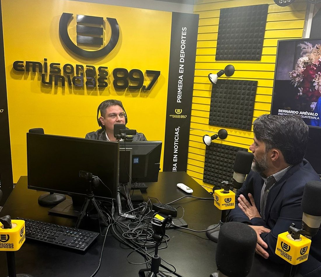 Entrevista en Emisoras Unidas 89.7, Guatemala