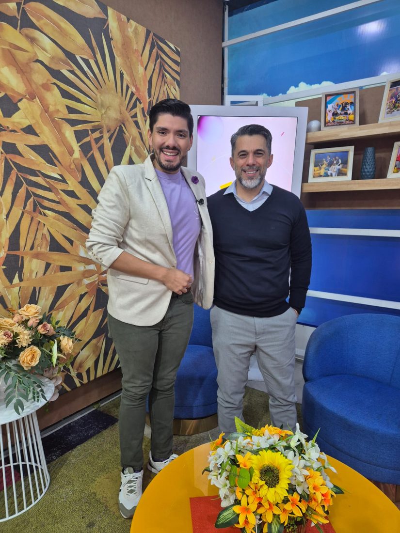 Entrevista de televisión en Guatemala