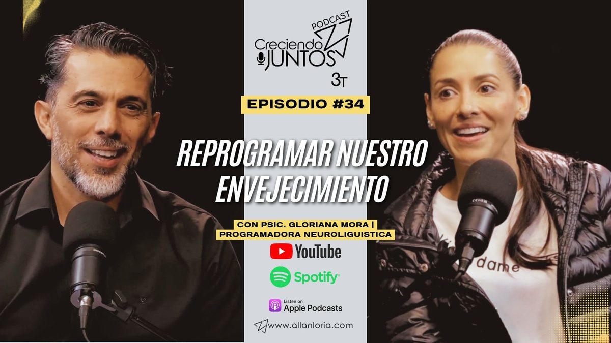 Episodio #34: Reprogramar nuestro envejecimiento, con Psic. Gloriana Mora, programadora neurolingüística